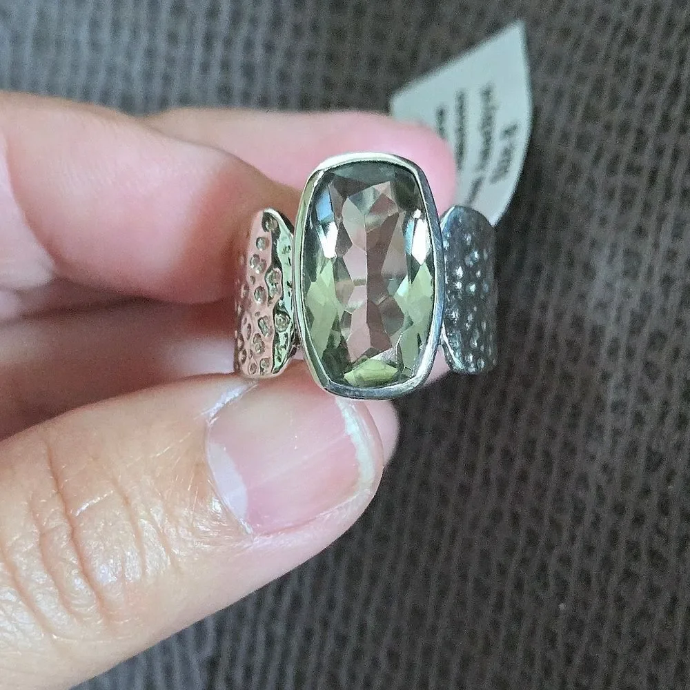 Shivam Green💚 Amethyst Statement Ring💍 - NWT